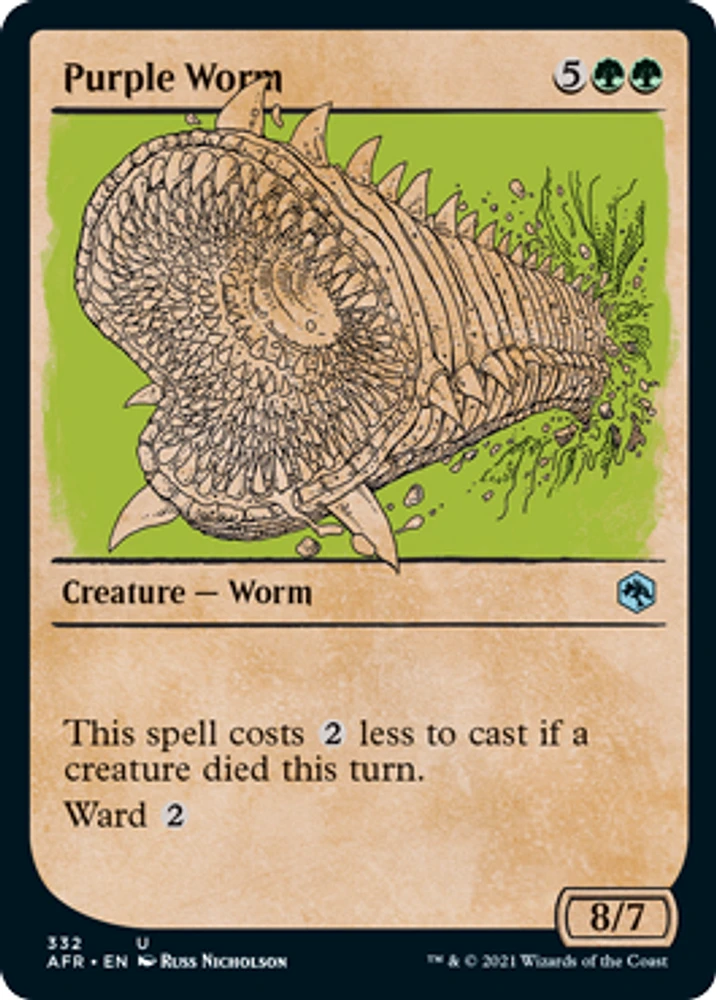 Purple Worm - Foil - Showcase