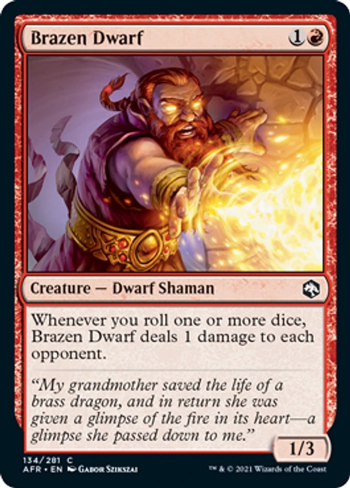 Brazen Dwarf - Foil