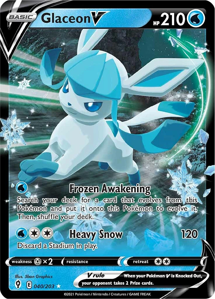 Glaceon V - 040/203