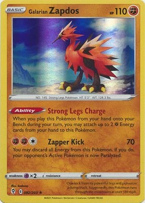 Galarian Zapdos