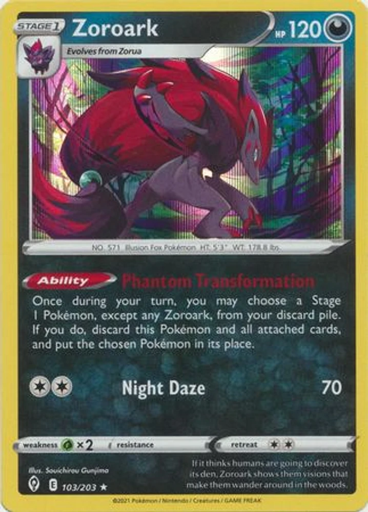 Zoroark - 103/203 - Holo Rare