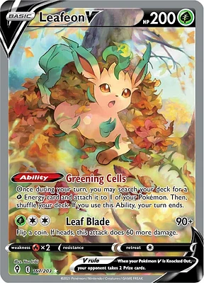 Leafeon V - 167/203 - Full Art Ultra Rare