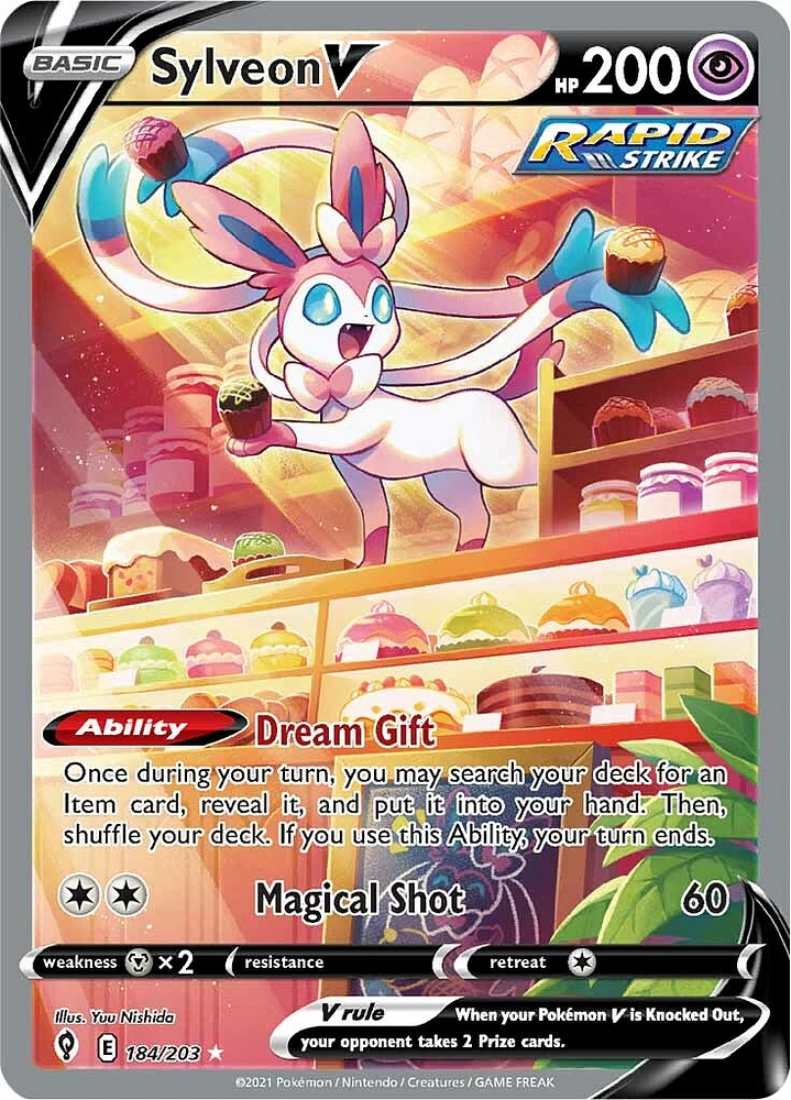 Sylveon V - 184/203 - Full Art Ultra Rare