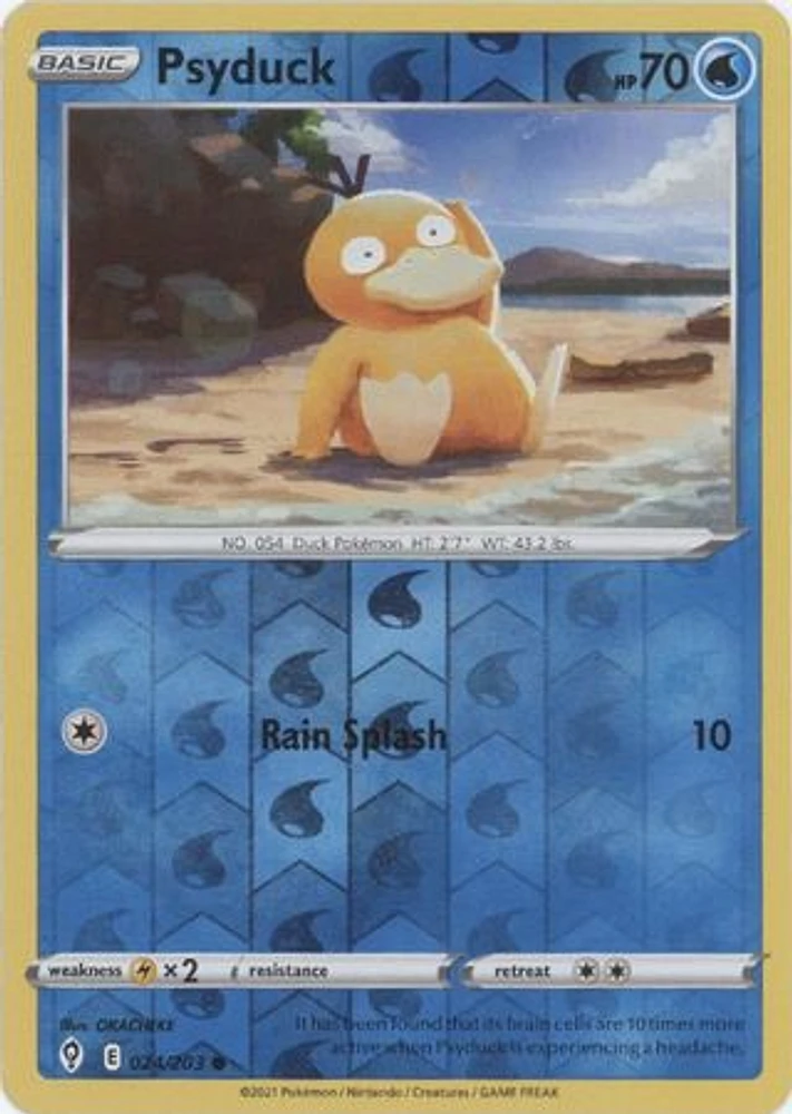 Psyduck - 024/203 - Common - Reverse Holo