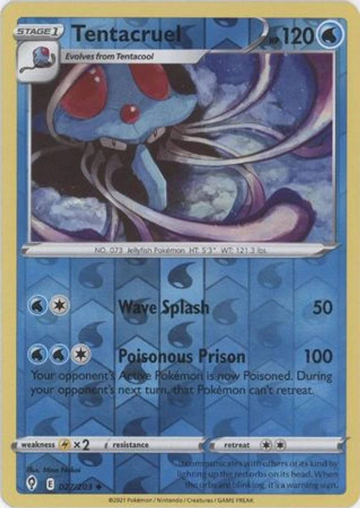 Tentacruel - 027/203 - Uncommon - Reverse Holo