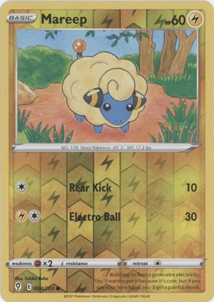 Mareep - 054/203 Common Reverse Holo