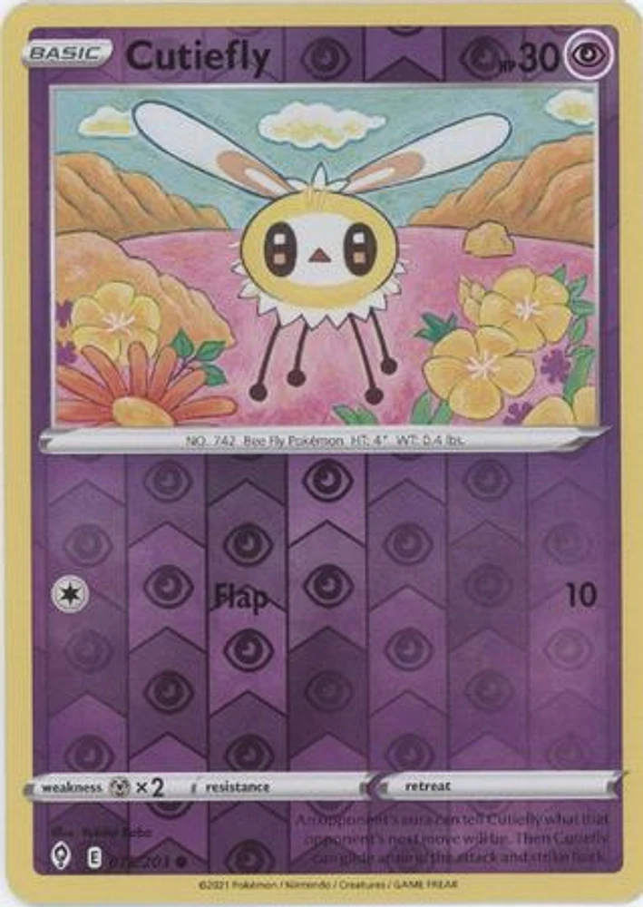 Cutiefly - 078/203 Common Reverse Holo