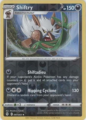 Shiftry - 097/203 - Rare - Reverse Holo