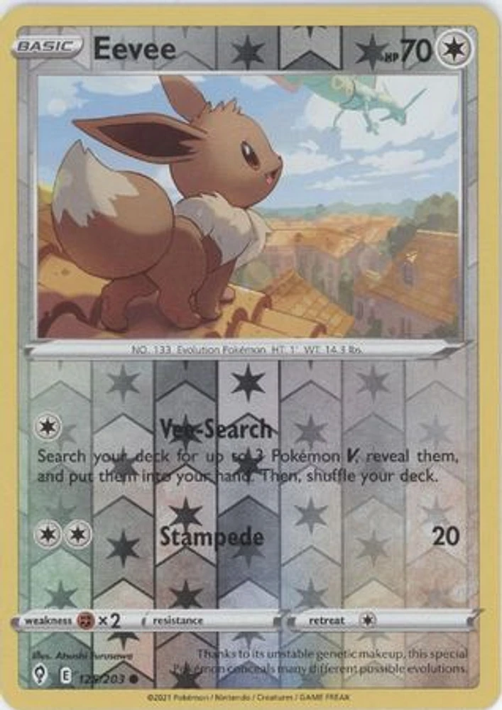 Eevee - 125/203 Common Reverse Holo