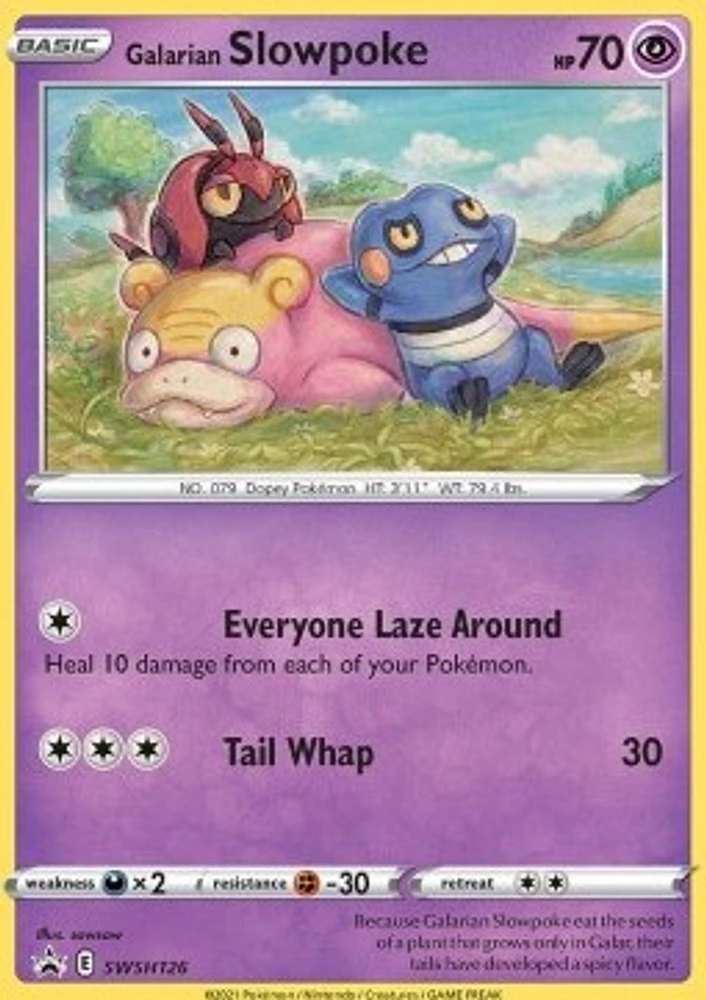 Galarian Slowpoke - SWSH126 - SWSH Black Star Promos