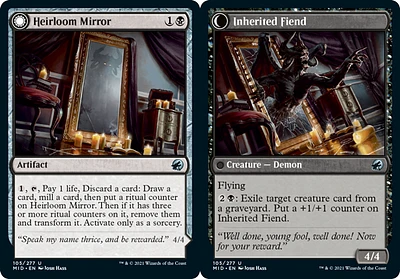 Heirloom Mirror // Inherited Fiend - Foil