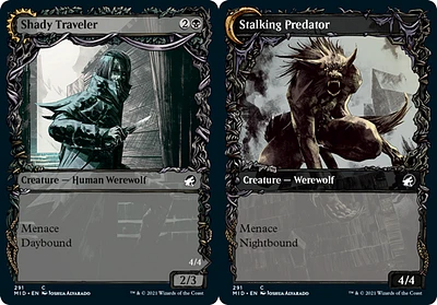 Shady Traveler // Stalking Predator - Foil - Showcase