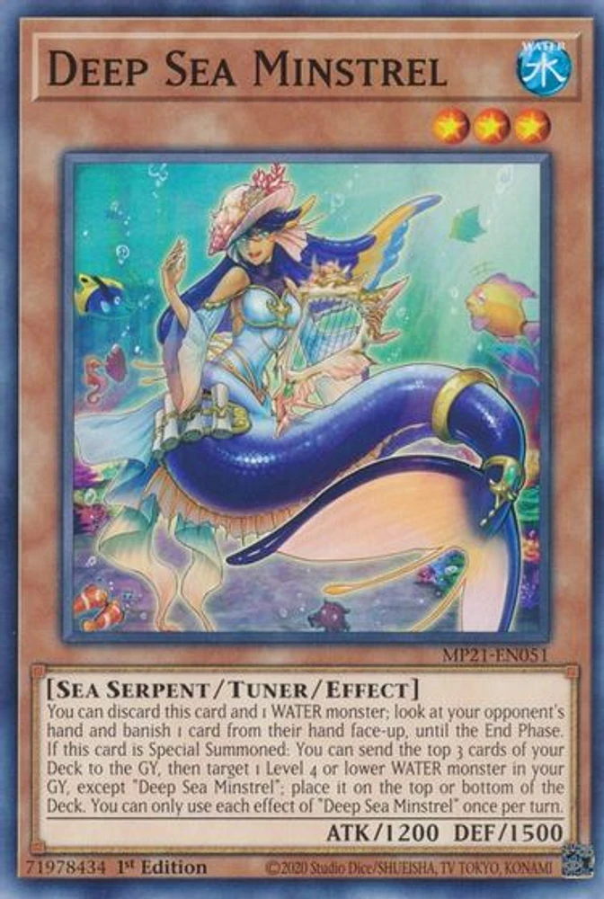 Deep Sea Minstrel - MP21-EN051 - Common - 1st Edition