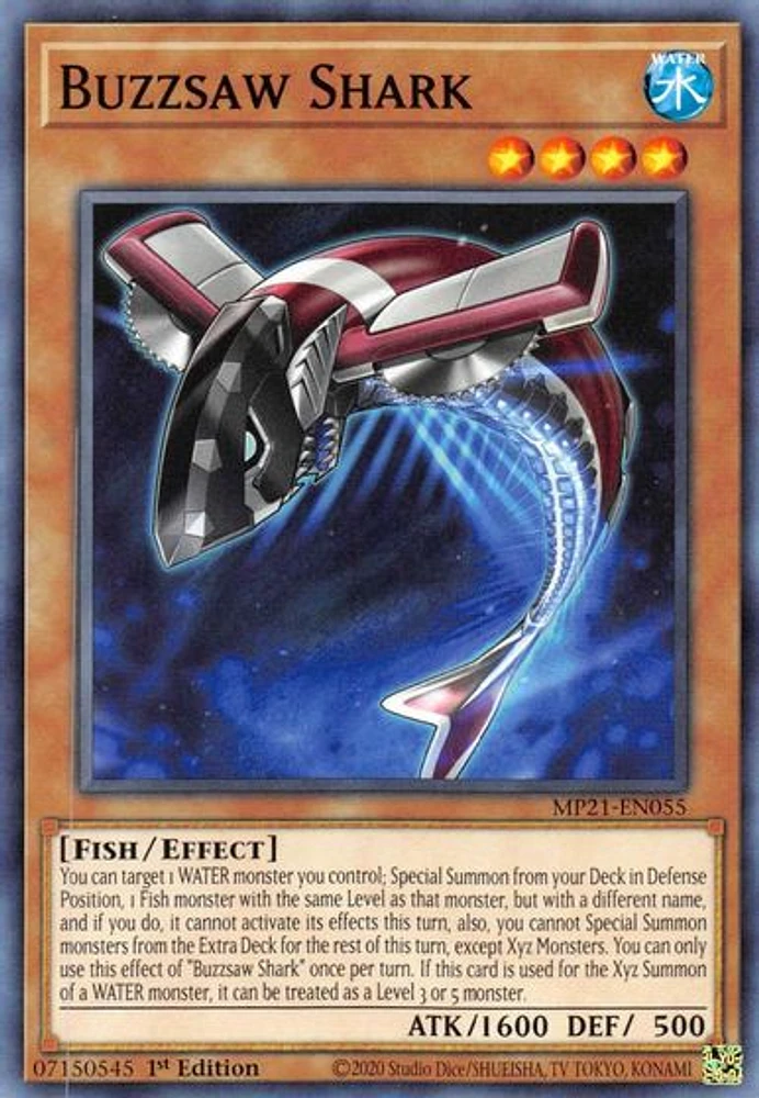 Buzzsaw Shark - MP21-EN055 - Common - 1st Edition