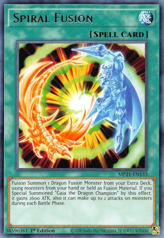 Spiral Fusion - MP21-EN133 - Rare - 1st Edition