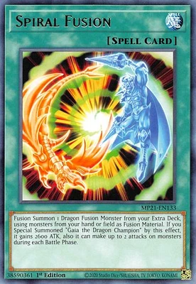 Spiral Fusion - MP21-EN133 - Rare - 1st Edition