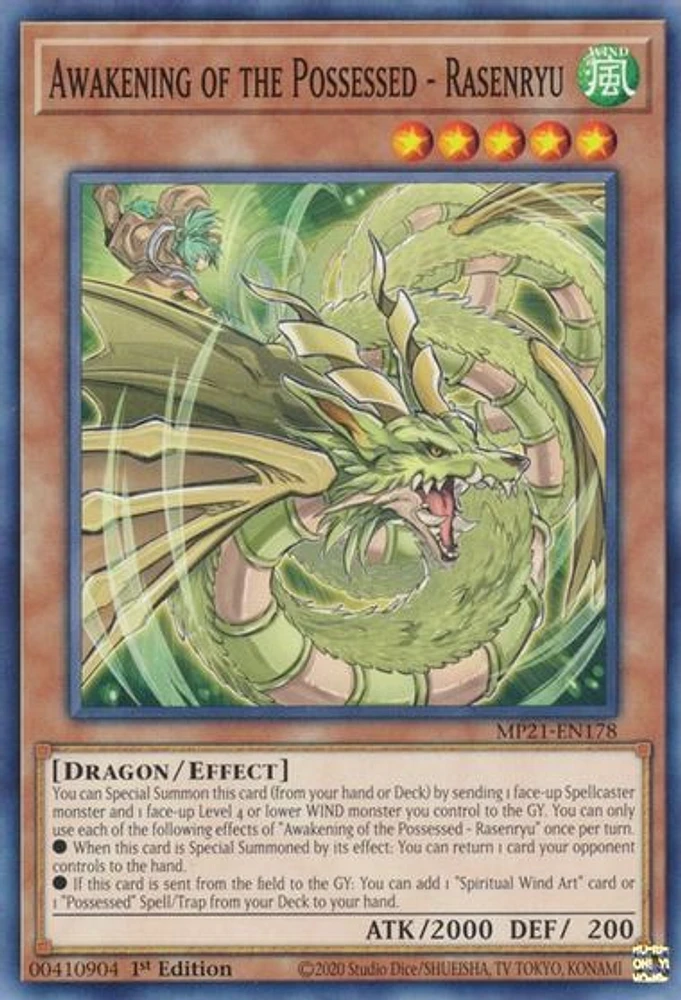 Awakening of the Possessed - Rasenryu - MP21-EN178 - Common - 1st Edition