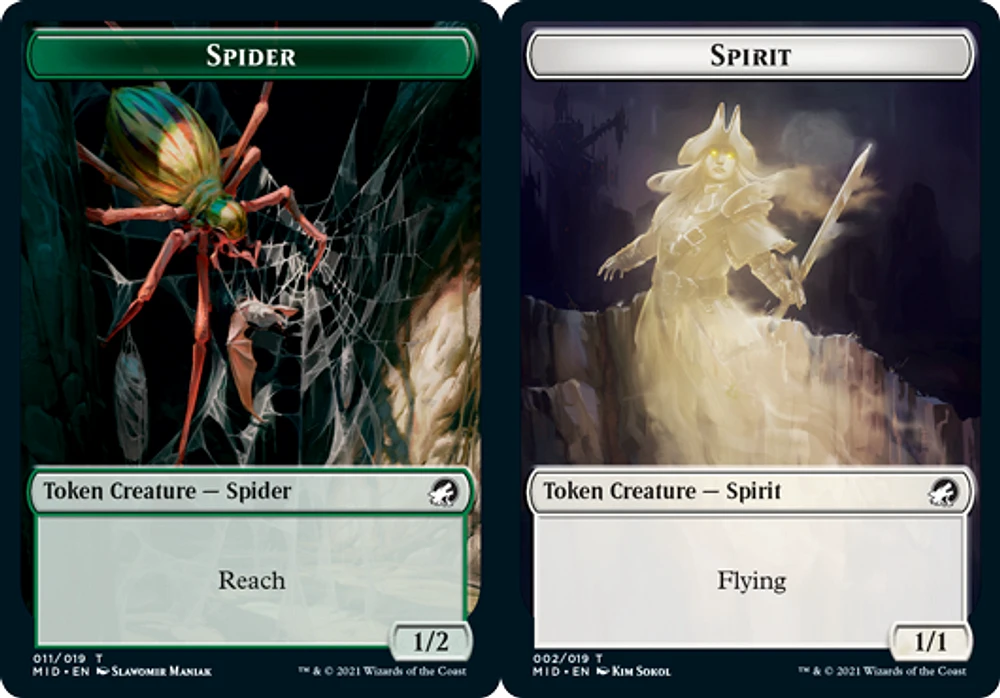 Spider Token // Spirit Token - Foil