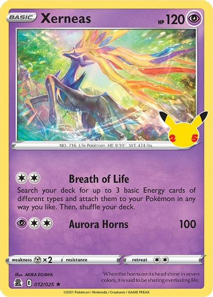 Xerneas - 012/025 Holo Rare