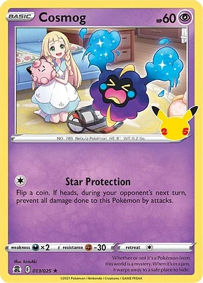 Cosmog - 013/025 Holo Rare