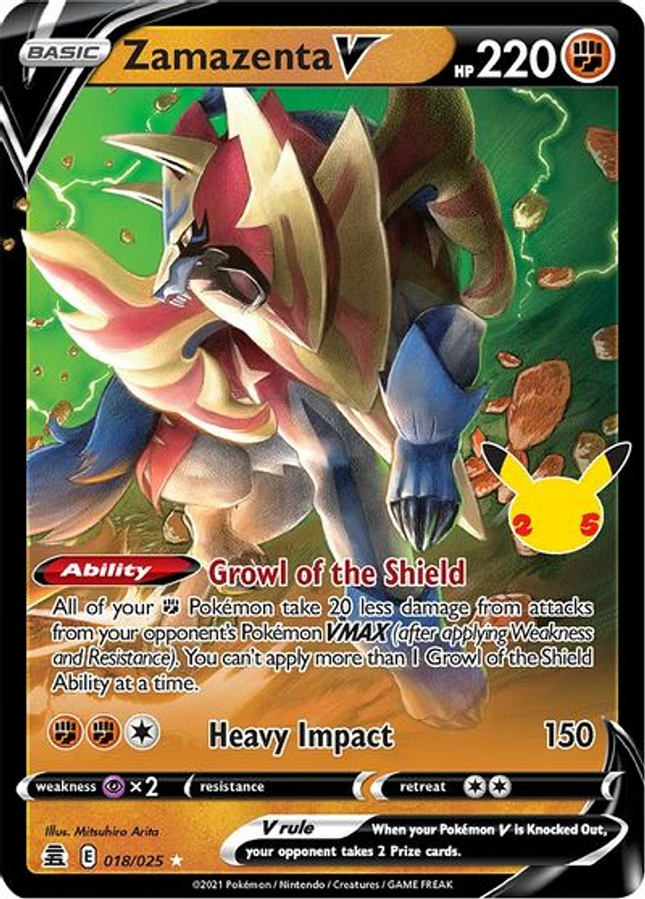 Zamazenta V - 018/025 Ultra Rare