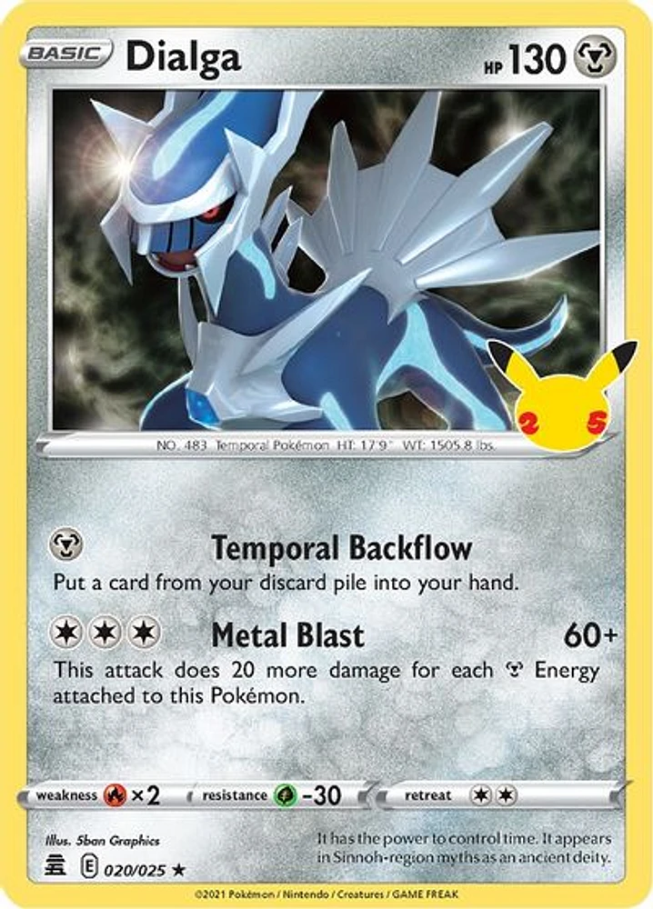 Dialga - 020/025 Holo Rare