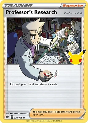 Professor's Research - 023/025 Holo Rare