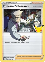 Professor's Research - 023/025 Holo Rare