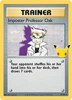 Imposter Professor Oak - 73/102 Holo Rare