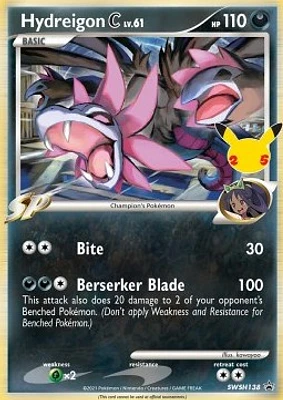 Hydreigon C lv.61 - SWSH138 - SWSH Black Star Promos