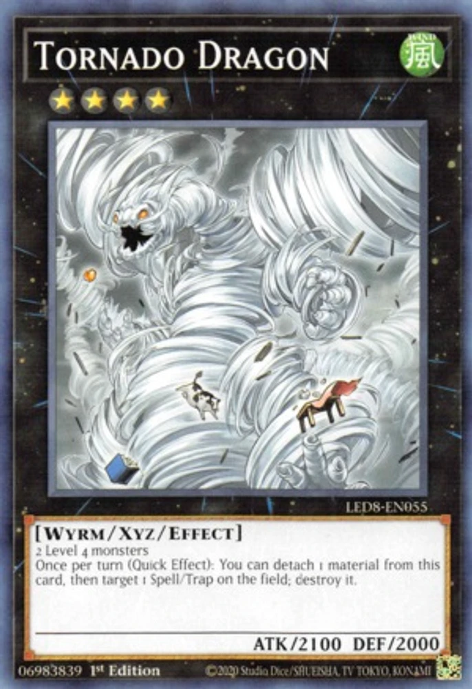 Tornado Dragon - LED8-EN055 - Common - 1st Edition