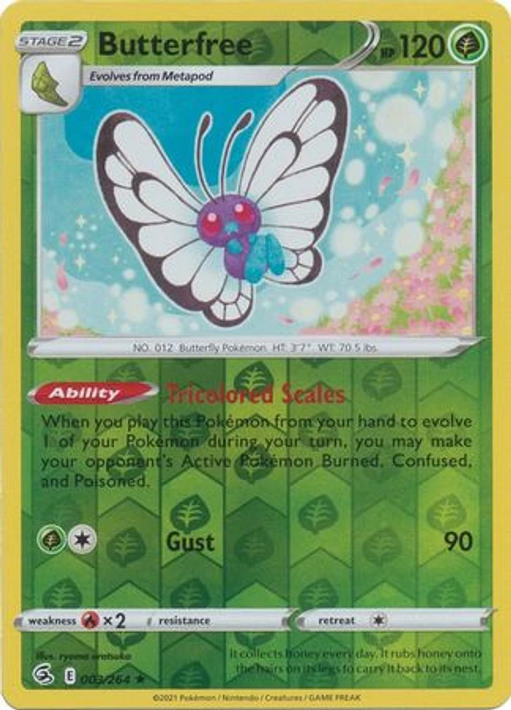 Butterfree - 003/264 - Holo Rare - Reverse Holo