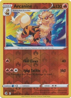 Arcanine - 033/264 Rare Reverse Holo