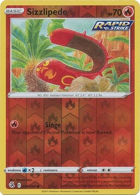 Sizzlipede - 047/264 Common Reverse Holo