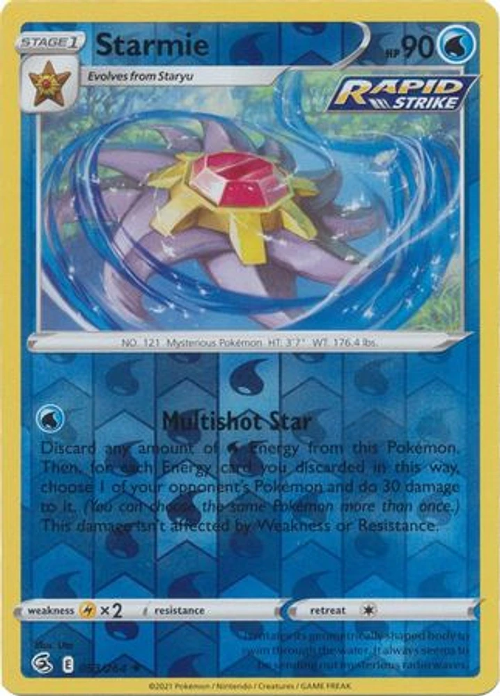 Starmie - 053/264 - Holo Rare - Reverse Holo