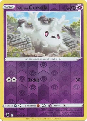 Galarian Corsola - 117/264 - Common - Reverse Holo