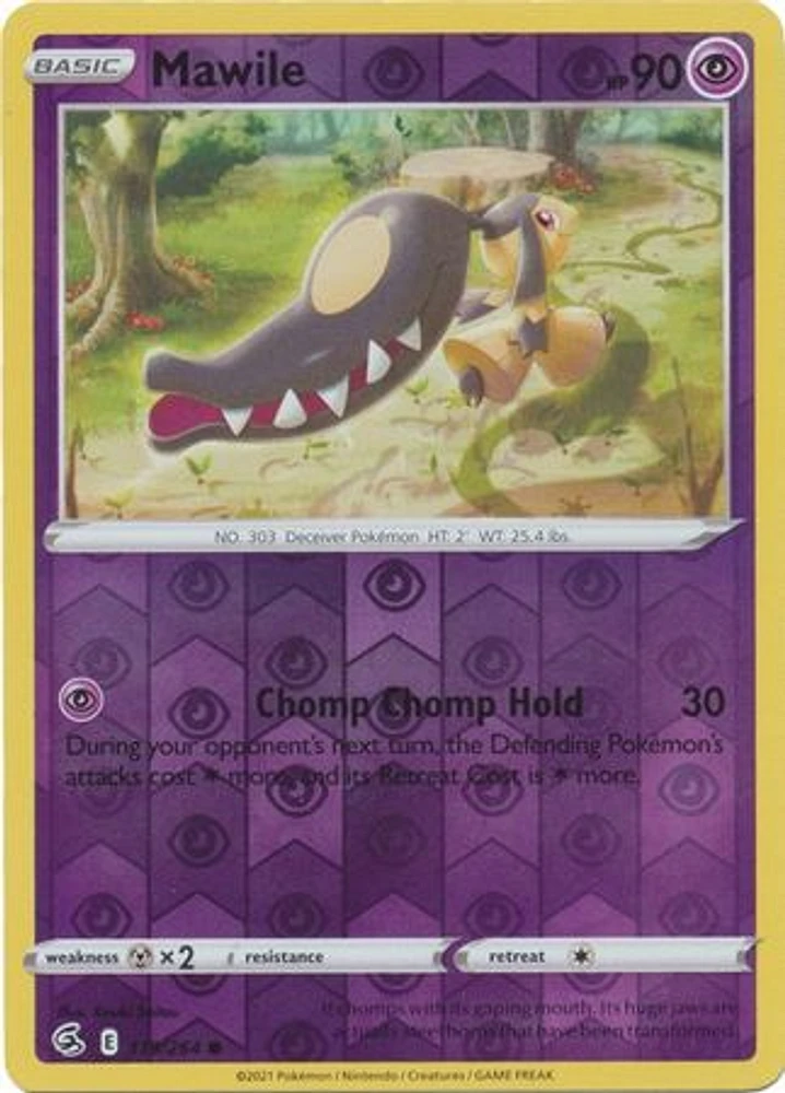 Mawile - 119/264 - Common - Reverse Holo