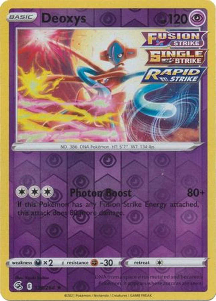 Deoxys - 120/264 Holo Rare Reverse