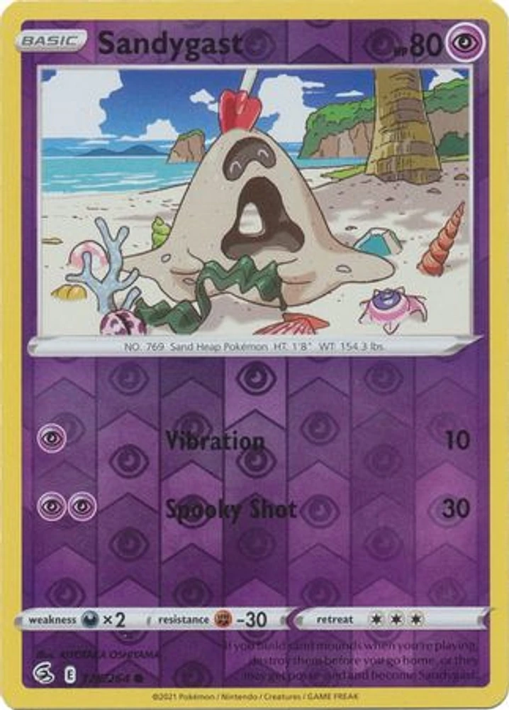 Sandygast - 125/264 Common Reverse Holo