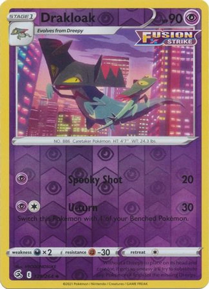 Drakloak - 129/264 Uncommon Reverse Holo