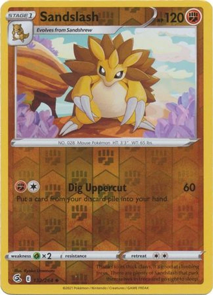 Sandslash - 132/264 Uncommon Reverse Holo