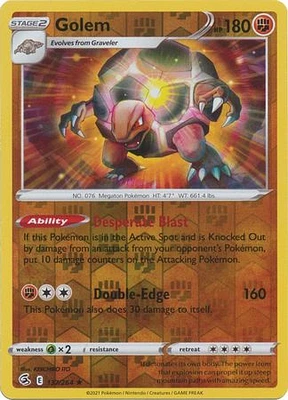 Golem - 137/264 - Rare - Reverse Holo