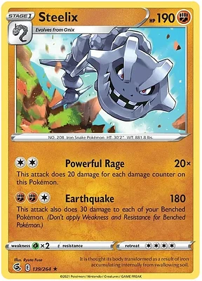 Steelix - 139/264 Holo Rare