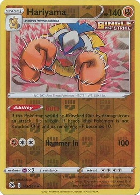 Hariyama - 143/264 Uncommon Reverse Holo