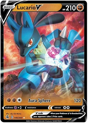 Lucario V - 146/264 - Ultra Rare