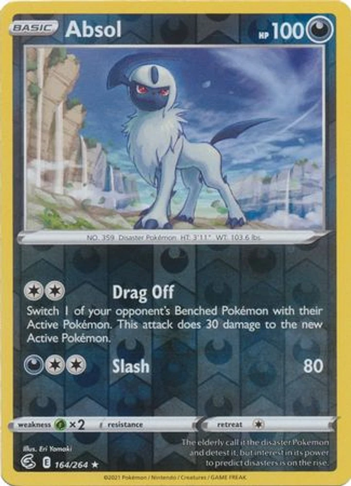 Absol - 164/264 Rare Reverse Holo