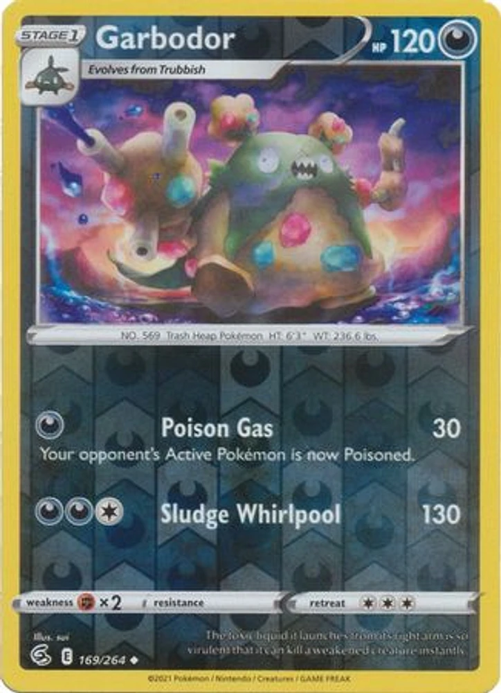 Garbodor - 169/264 Uncommon Reverse Holo