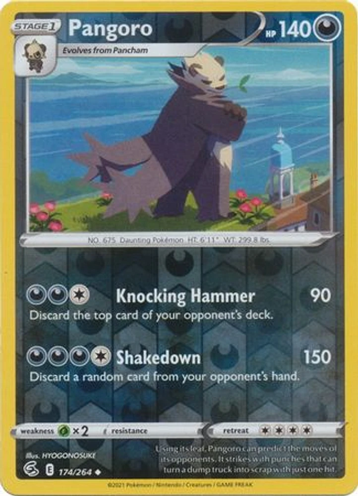 Pangoro - 174/264 - Uncommon - Reverse Holo