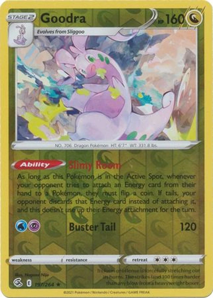 Goodra - 197/264 - Rare - Reverse Holo