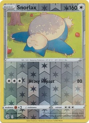 Snorlax - 206/264 Common Reverse Holo